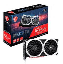 [dim-msi-6600xt-mech] Tarjeta  De Video MSI Radeon Rx 6600 XT Mech 2x 8g OC GDDR6 8gb DP HDMI