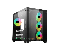 [Dim-BR-935944] Gabinete                                      Balam Rush Gamer Micro Torre Atx Tank Pro Gm930 Legend Series Br-935944 Negro