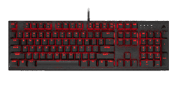 [Dim-CH-910D029-SP] Teclado Mecánico para Gaming Corsair K60 PRO Red Switch Cherry Viola Negro Español Layout