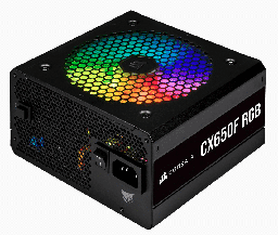 [Dim-CP-9020217-NA] Fuente   De Poder Corsair Cx650f RGB 80 Plus Bronze 650w Cp-9020217-na