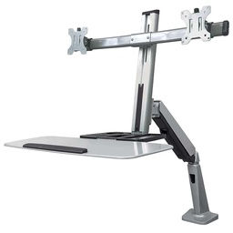 [766623461443-M] SOPORTE MANHATTAN P/2 MONITORES 13 A 27 ERG ESTACION DE TRABAJO 461443