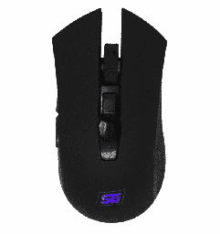 [Dim-mo-600] Mouse Gamer Vorago Óptico MO-600, Inalámbrico, USB, 2400DPI, Negro