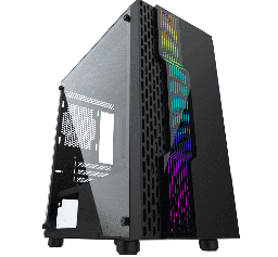 [Dim-warzone] Gabinete ATX para Gaming Yaguaret WarZone vidrio templado RGB