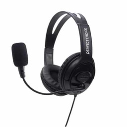 [BOCMST3100] Diadema                                                                                                                                                                                                                                                                       Con Micrófono Perfect Choice Pc-111009 - Diadema, Negro, Usb