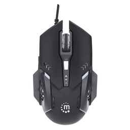 [MOUITL780] 179256                                                                                                                                   Ratón óptico Led Para Juegos Con Cable. Con Seis Botones Y Rueda De Desplazamiento - 3200 Dpi, Ambidiestro, Iluminación Led De Colores.