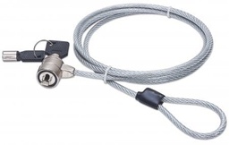[ACCITL3580] 440271                                                                                                                                                                                                                                                                                                                                                             Candado Para Laptop Con Cerradura De Llave - Cable De Acero Y Recubrimiento Pvc Transparente De 1.5mts De Largo.