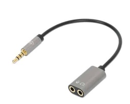 [ACCITL6720] 356107                                                                                                                                                                                                                                                                                                                                                                                                                                                                 Adaptador Auxiliar En Y De Un Plug A 2 Salidas 3.5 Mm - Conector 3.5 Mm Macho A 2 X 3.5 Mm Hembra.
