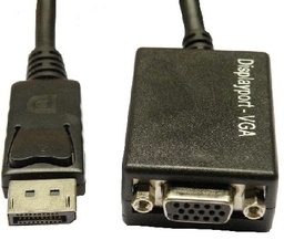[ACCRBT940] Adaptador                                                                                                                                                                                                                                                                                                                                                                                                                                                            Displayport Brobotix 104529 - Negro, Displayport, Vga, Macho/hembra