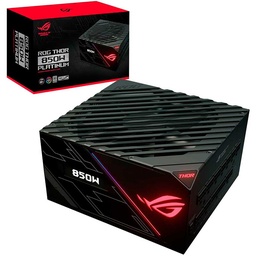 [Dim-THOR-850] FUENTE DE PODER ASUS ROG*THOR850P 850W PLATINUM RGB PANTALLA OLED