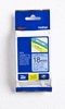 [CARBRT1270] Etiqueta                                                                                                                                                                                                                                 Azul Continua Laminada Brother Tze541 - De 18 Mm De Ancho X 8 Mts De Largo. Impresión En Negro.