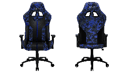 [Dim-27026] SILLA THUNDER X3 BC3 CAMO ADMIRAL CAMUFLAJE AZUL NEGRO MAX 150KG RECLINABLE 180° 2D