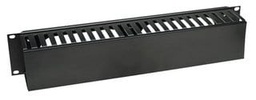 [RCKACC065] 168458                                                                                                                                                                           Organizador Cables 19" - Con Tapa Plastico