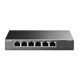[SWTTPL800] Switch                                                                                                                                                                                             De Escritorio De 6 Puertos A 10/100 Mbps Con 4 Puertos Poe+ -