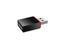 [TARTND300] Adaptador                                                                                                                                            Usb Inalámbrico Tenda U3 - Usb 2.0, 300 Mbit/s, Inalámbrico, Negro