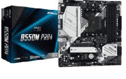 [Dim-29924] TARJETA MADRE ASROCK B550M PRO4 AM4 RYZEN GEN/3 PCIe/4.0