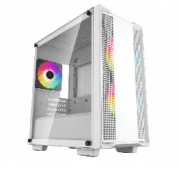 [dim-R-CC360-WHAPM3-G-1] Gabinete                 Deepcool Cc360 Wh Argb Con Ventana, Micro-atx, Mini-itx/micro-atx, USB 3.0/2.0, Sin Fuente, 3 Ventiladores Argb Instalados, Blanco