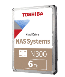 [HDWG760XZSTA] TOSHIBA HDD INTERNO N300 6TB NAS 7200RPM Y 256MB CACHE SATA 3.5" HDWG760XZSTA NAS