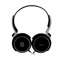 DIADEMA HEADSET GETTTECH GH-2540G RYTHM C/MIC NEGRO C/GRIS 3.5MM