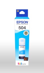 [T504220-AL] Botella Epson Ecotank T504 Cyan Serie L 70ml Dye (t504220-al)