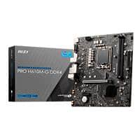 [PRO H610M-G DDR4] MB MSI H610 INTEL S-1700 12A GEN/2XDDR4 3200MHZ/PCIE 4.0/HDMI/DVI/DP/2XUSB 3.2/M.2/MICRO ATX/GAMA BASICA
