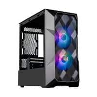 [TD300-KGNN-S00-1] GABINETE COOLER MASTER MASTERBOX TD300 MESH CON VENTANA ARGB, MINI TOWER, MINI-ITX/MICRO-ATX, USB 3.0, SIN FUENTE, 2 VENTILADORES ARGB INSTALADOS, NEGRO