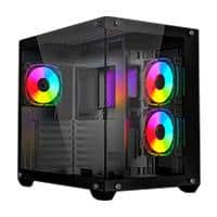 [A-CUBE 1] GABINETE OCELOT GAMING COLOR NEGRO, ATX, FRONTAL CRISTAL TEMPLADO, CRISTAL LATERAL , FILTRO POLVO MAGNETICO, ESPACIO PARA 8 VENTILADORES /SOPORTA GPU HASTA 410MM