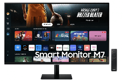 [LS32DM700ULXZX,8806095703718] MONITOR LED SAMSUNG 32 PULGADAS,WIDESCREEN, UHD 4K (3,840 X 2,160), SMART MONITOR , APPS SMART,  WIFI, BLUETOOTH,  HDR10,  NEGRO, HDMI, FLAT, 60HZ, 4MS, BOCINAS, CONTROL REMOTO