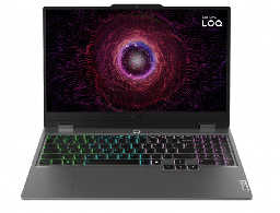 [83JC007CLM] LAPTOP LENOVO IDEA GAMING LOQ 15ARP9 / RYZEN 5 7235HS 3.2GHZ / 8GB DDR5 / 512GB SSD / RTX 3050 6GB / 15.6 FHD 1920X1080 / LUNA GREY / WIN 11 HOME / 1YR CS