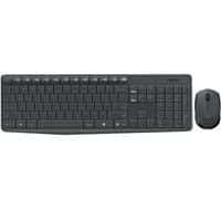 [920-007901] TECLADO/MOUSE LOGITECH MK235 GRIS INALAMBRICO USB PARA PC ALCANCE HASTA 10 MTS