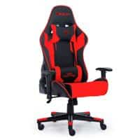 [OSRED-07] SILLA OCELOT GAMING OSRED-07 / VINIPIEL / BASE NYLON AJUSTABLE / DESCANSABRAZOS 2D / PISTON CLASE 4 / RECLINABLE 90-155 GRADOS / HASTA 150KG / COJINES LUMBAR Y CERVICAL / COLOR NEGRO CON ROJO