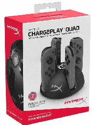 [Dim-30308] HYPERX CHARGEPLAY QUAD ESTACION DE CARGA PARA CONTROLES DE NINTENDO SWITCH HX-CPQD-U