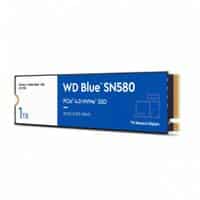 [WDS100T3B0E,WDS100T3B0E-00CHF0] UNIDAD DE ESTADO SOLIDO SSD INTERNO WD BLUE SN580 1TB M.2 2280 NVME PCIE GEN4 LECT.4150MBS ESCRIT.4150MBS TBW600 PC LAPTOP MINIPC WDS100T3B0E