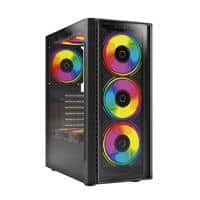 [BR-935968-1] GABINETE GAMER BALAM RUSH DRAGONFLY CRYSTALGM745 / MEDIA TORRE / ATX, MICRO ATX, MINI ITX / VENTILADOR RGB / PANEL CRISTAL TEMPLADO, METAL / NEGRO / BR-935968