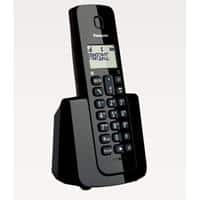 [KX-TGB110MEB] TELEFONO PANASONIC KX-TGB110MEB INALAMBRICO BASICO 20 NUMEROS IDENTIFICADOR DE LLAMADAS, 50 NUMEROS DIRECTORIO LOCALIZADOR DE AURICULAR NEGRO