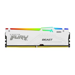 [740617345896-K] Memoria Ddr5 Kingston Furyb Blanco 16gb 6000mhzrgb Ex (kf560c36bwe2a-16