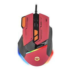 [GPM-RGBWR-G1-RD] Mouse Getttech Gaming Ergonomico Rojo 7200 Dpi 3m Clics 125 Hz Rgb Gpm-rgbwr-g1-rd