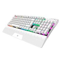 [BR-936798] TECLADO GAMER BALAM RUSH LEGEND SERIES DOMINATE EXPERT GK979 / ALAMBRICO USB 3.0 - TIPO C / MULTIMEDIA / RGB /105 TECLAS / ESPAÑOL / ERGONOMICO / BLANCO / BR-936798