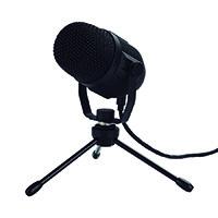 [OGMIC-02] MICROFONO OCELOT GAMING PARA STREAMING USB, CON BASE TIPO TRIPIE PARA ESCRITORIO, COLOR NEGRO