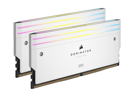 [CMP64GX5M2X6600C32W] MEMORIA RAM CORSAIR DDR5 DOMINATOR PLATINUM  DRAM  64 GB  (2 × 32 GB)  6.600 MT/S  CL32 INTEL XMP  WHITE