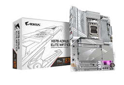[X870 A ELITE WF7 ICE] TARJETA MADRE GIGABYTE X870 A ELITE WF7 ICE / SOCKET AM5 / DDR5 X4 8200 MT/S / WIFI 7 / BT 5.4 / PCIE X16 5.0 / M.2 / ATX / GAMER