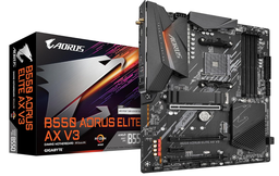[B550 A ELITE AX V3] TARJETA MADRE GIGABYTE B550 A ELITE AX V3 / AMD AM4 B550 / 4 X DDR4 / WIFI 6 / BT 5.3 / PCIE 4.0 / ATX / GAMING