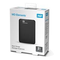 [WDBU6Y0020BBK-WESN] DISCO DURO EXTERNO WD ELEMENTS 2TB 2.5 PORTATIL USB3.0 NEGRO WINDOWS WDBU6Y0020BBK-WESN