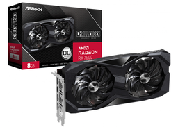 [RX7600 CL 8GO] TARJETA DE VIDEO ASROCK AMD RADEON RX 7600 CHALLENGER OC/PCIE 4.0X16/8 GB/GDDR6/128 BITS/DUAL FAN/3 DISPLAYPORT 1.4/1 HDMI 2.1/RESOLUCION MAXIMA 7680X4320/BOOST CLOCK 2695 MHZ/GAMA MEDIA