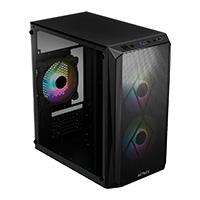 [AC-935739-1] GABINETE ACTECK DOOM GI630 / MICRO TORRE / MICRO ATX, MINI ITX / FUENTE 500W / VENTILADOR RGB /
