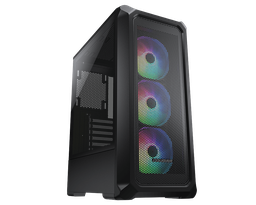 [385CC50.0001-1] Gabinete Cougar Archon 2 RGB con Ventana, Midi-Tower, Mini-ITX/Micro-ATX/ATX, USB 3.0/2.0, sin Fuente, 3 Ventiladores ARGB Instalados, Negro