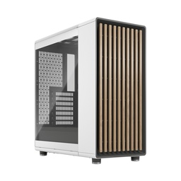 [FD-C-NOR1C-04] Gabinete Fractal Design North TG con Ventana, Midi-Tower, ATX/Mini-ITX/Micro-ATX, USB 3.0, sin Fuente, 2 Ventiladores Instalados, Blanco