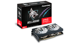 [RX 7600 XT 16G-L/OC-1] Tarjeta de Video Power Color Radeon Hellhound Rx 7600 Xt 16gb Gddr6 Oc