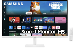 [LS27DM501ENXZA] Monitor Tv Samsung 27" M50d Blanco Fhd Smart Tv / Wifi/bluetooth 5.2/game Hub/boci/ctrl Remoto