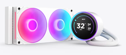 [RL-KR24E-W2] Enfriamiento Liquido Nzxt Kraken Elite 240 V2 Rgb White 240mm Con Pantalla Led
