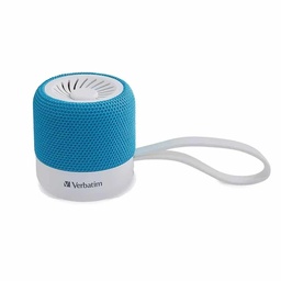 [023942702313-V] Mini  Altavoz Verbatim Inalambrico Bluetooth - Verde Azulado Vb70231